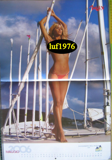 Calendar sexyELENA SANTARELLI nudeCalendario MAX 2006 eBay